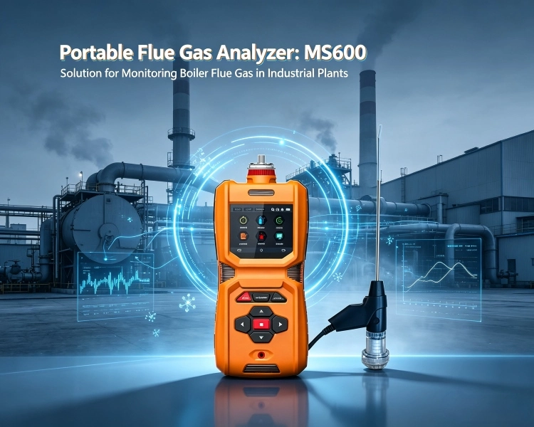 Giải pháp giám sát khí thải lò hơi trong các nhà máy công nghiệp | MS600-FG | Tối ưu hóa quá trình đốt cháy theo hướng dữ liệu kép CO và O₂