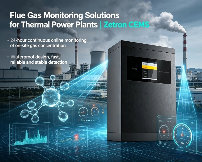 Giải pháp giám sát khí thải cho các nhà máy nhiệt điện | Zetron CEMS từ giám sát quy trình đến tuân thủ phát thải cuối đường ống